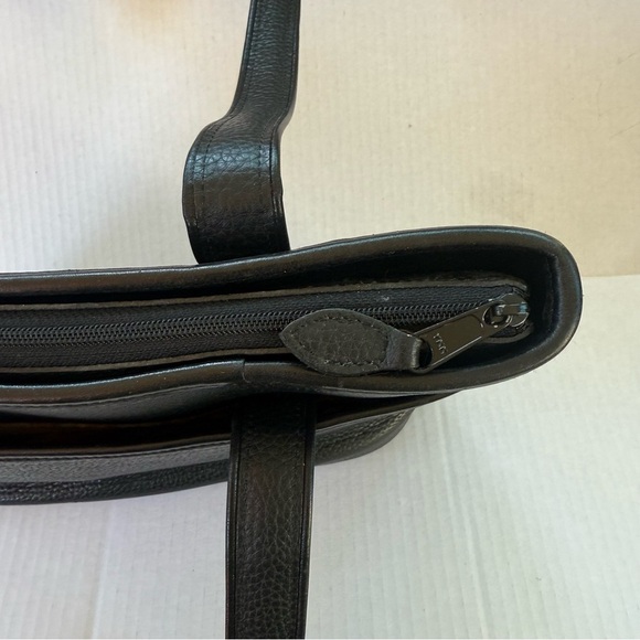 Vintage Brighton Black Textured Shoulder Bag - Picture 4 of 16